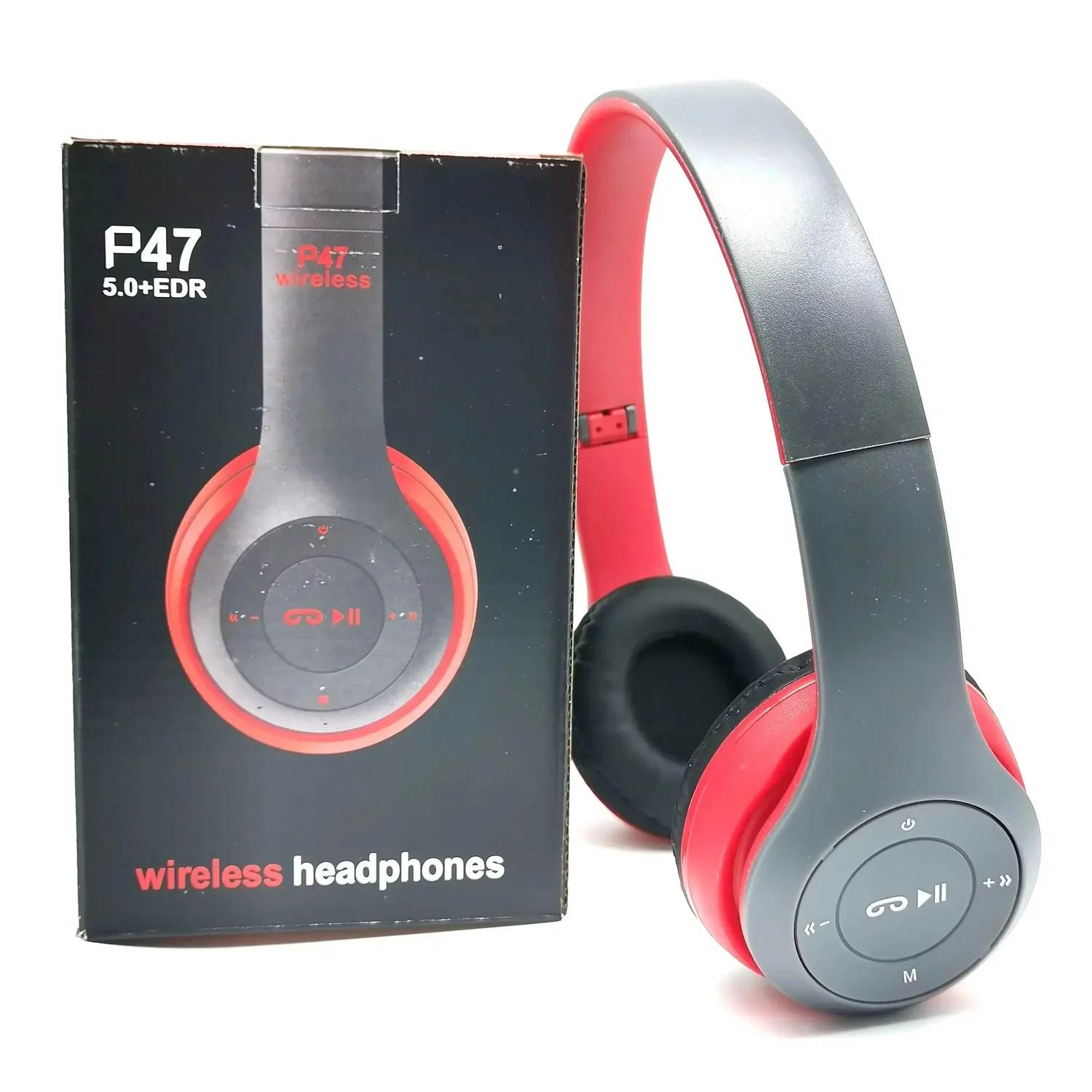 AUDIFONOS BLUETOOTH - P47 - NARANJA - INALAMBRICOS
