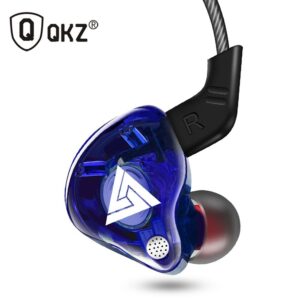 AURICULARES DE CABLE GAMER QKZ AK6 - CONEXION AUXILIAR - AZUL