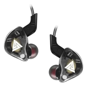 AURICULARES DE CABLE GAMER QKZ AK6 - CONEXION AUXILIAR - NEGRO
