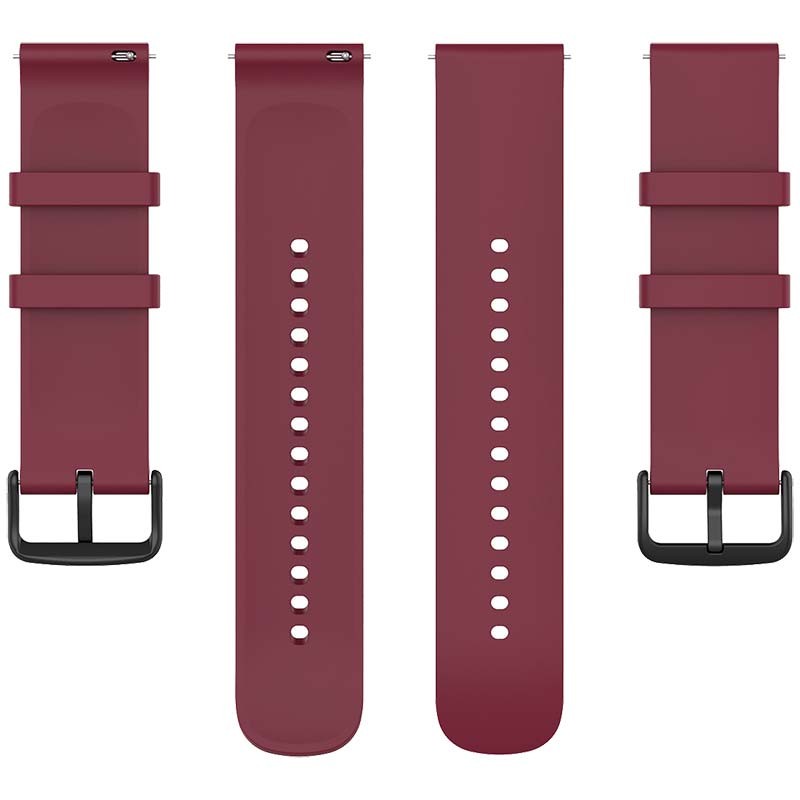 CORREA 22MM - SILICONA - VINOTINTO - CUBITT - SAMSUNG