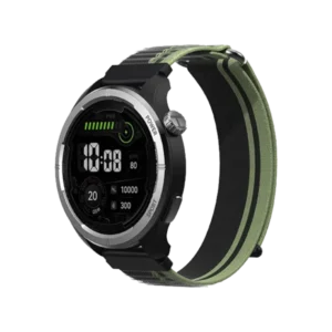 SMARTWATCH HAYLOU SOLAR NEO -  2 CORREAS - 7 DIAS DE BATERIA - NEGRO - TELA VERDE/NEGRO - BLUETOOTH