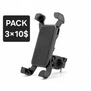 PACK DE 3 BASE SOPORTE DE TELEFONO PARA MOTO/BICICLETA