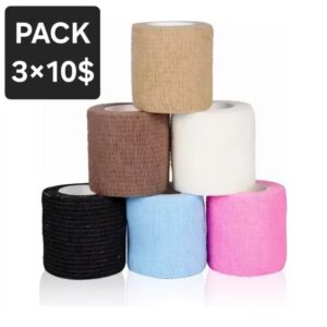 PACK DE 3 VENDAS DEPORTIVA - 4 METROS - AUTOADHESIVA