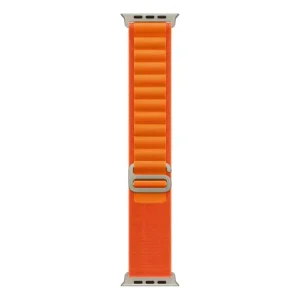 CORREA PARA APPLEWATCH / T500 / T900 - 42MM A 49MM - NARANJA - TELA