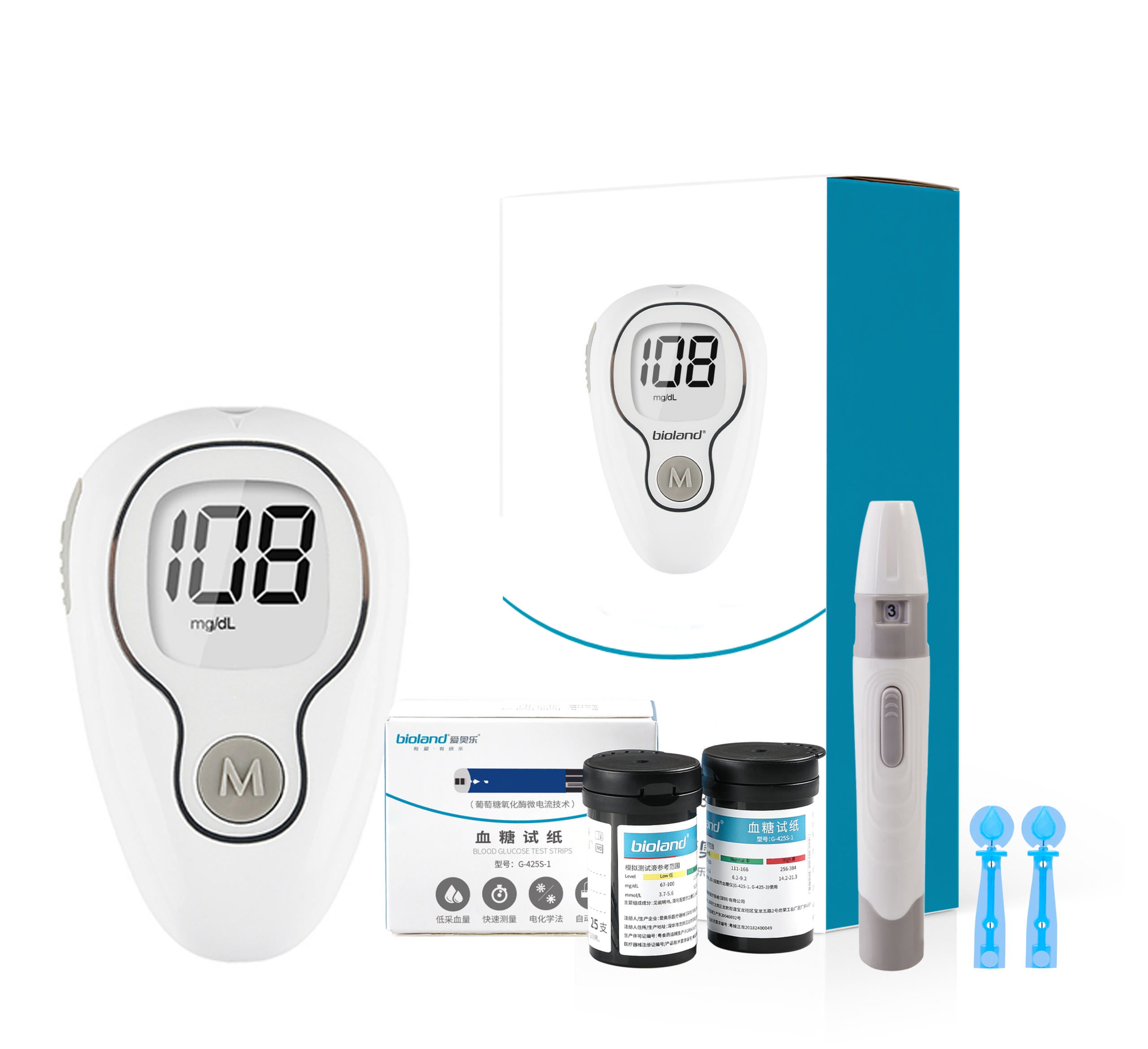 TIRAS REACTIVAS - GLUCOMETRO - AKERMED - 25 PIEZAS - Imagen 2