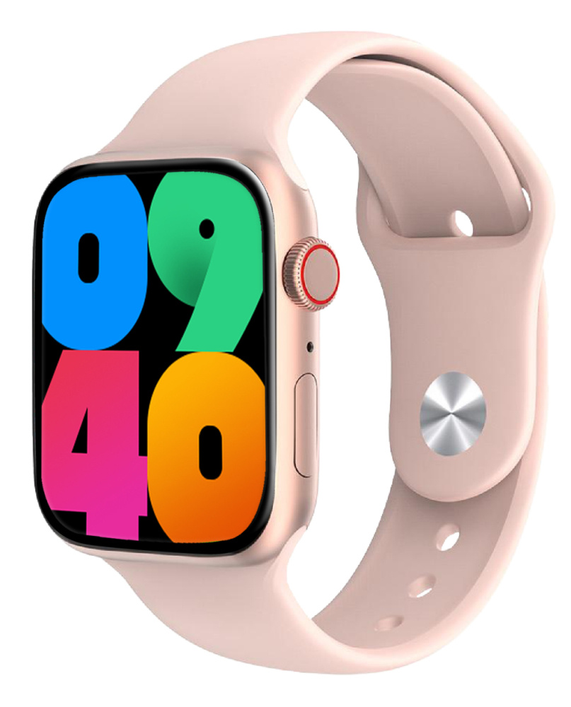 SMARTWATCH LOGIC LIFE 10 ROSADO - 4 CORREAS DE OBSEQUIO - PROTECTOR - VIDRIO TEMPLADO - AUTONOMIA 2 DIAS