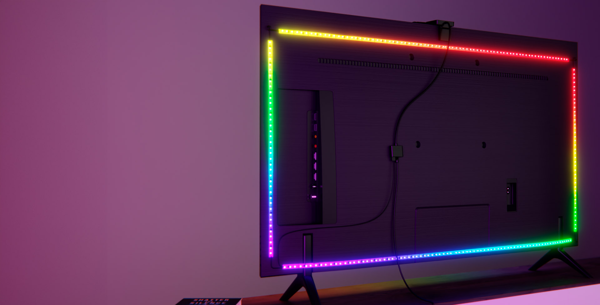 CINTA LED RGB - 2 METROS - CONTROL - TELEVISOR - Imagen 3