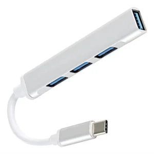 REGLETA MULTIPUERTOS TIPO C - 4 PUERTOS USB - HUB