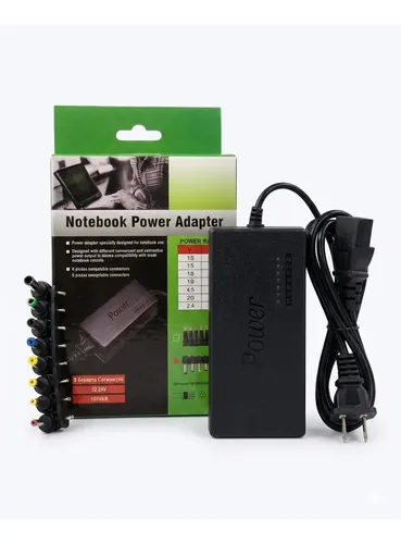CARGADOR PARA LAPTOP UNIVERSAL - VOLTAJE AJUSTABLE - 8 PUNTAS - Imagen 2