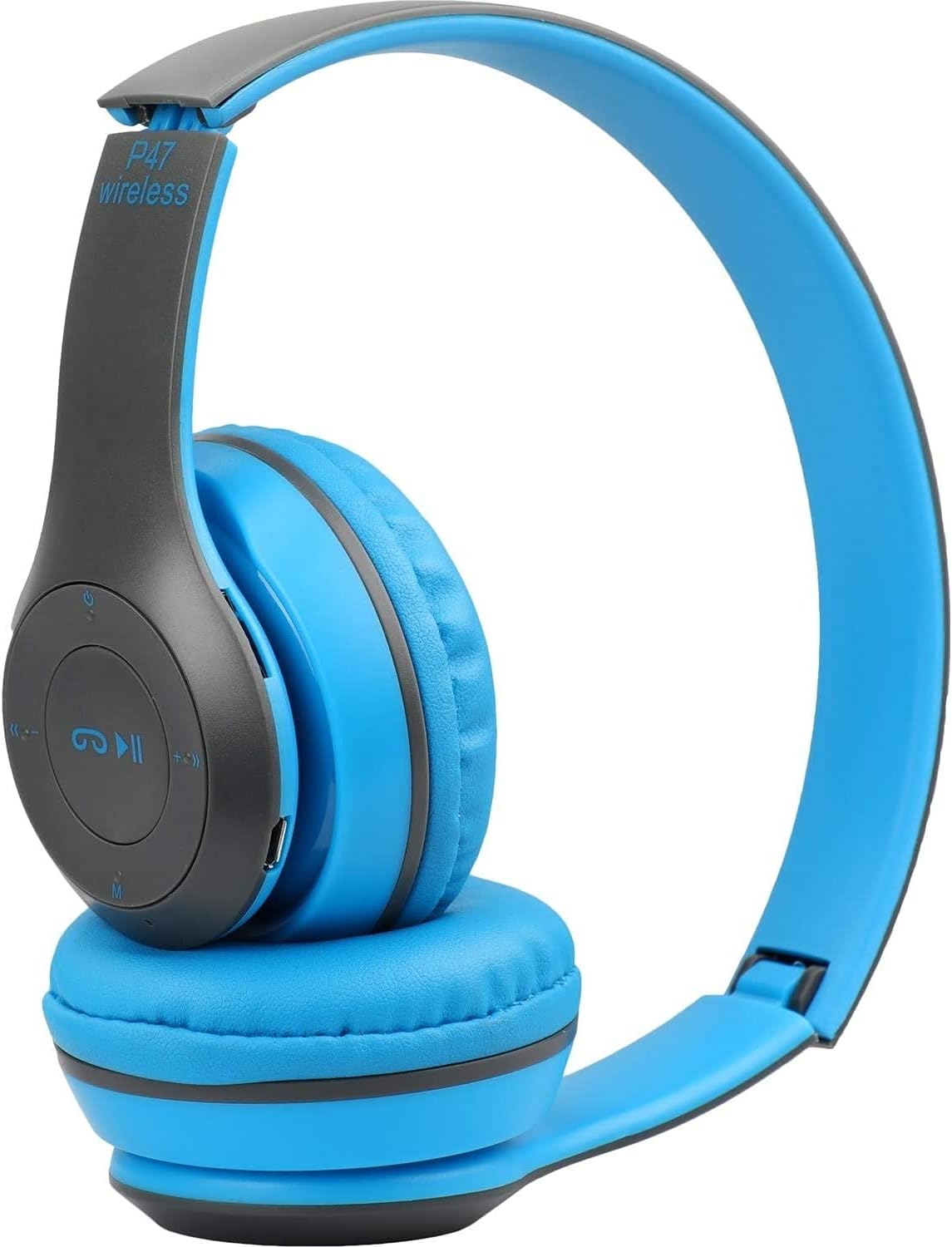 AUDIFONOS BLUETOOTH - P47 - AZUL- INALAMBRICOS - Imagen 2