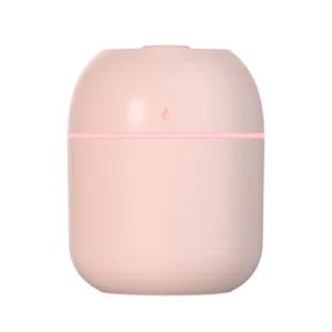HUMIFICADOR 220ML - LUCES LED - ROSADO - ESENCIA DE OBSEQUIO