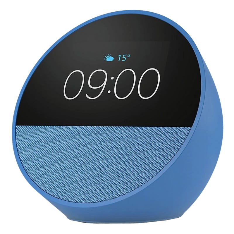ALEXA ECHO SPOT - CORNETA INTELIGENTE - AZUL - BLUETOOTH - MANOS LIBRES - PANTALLA INTEGRADA