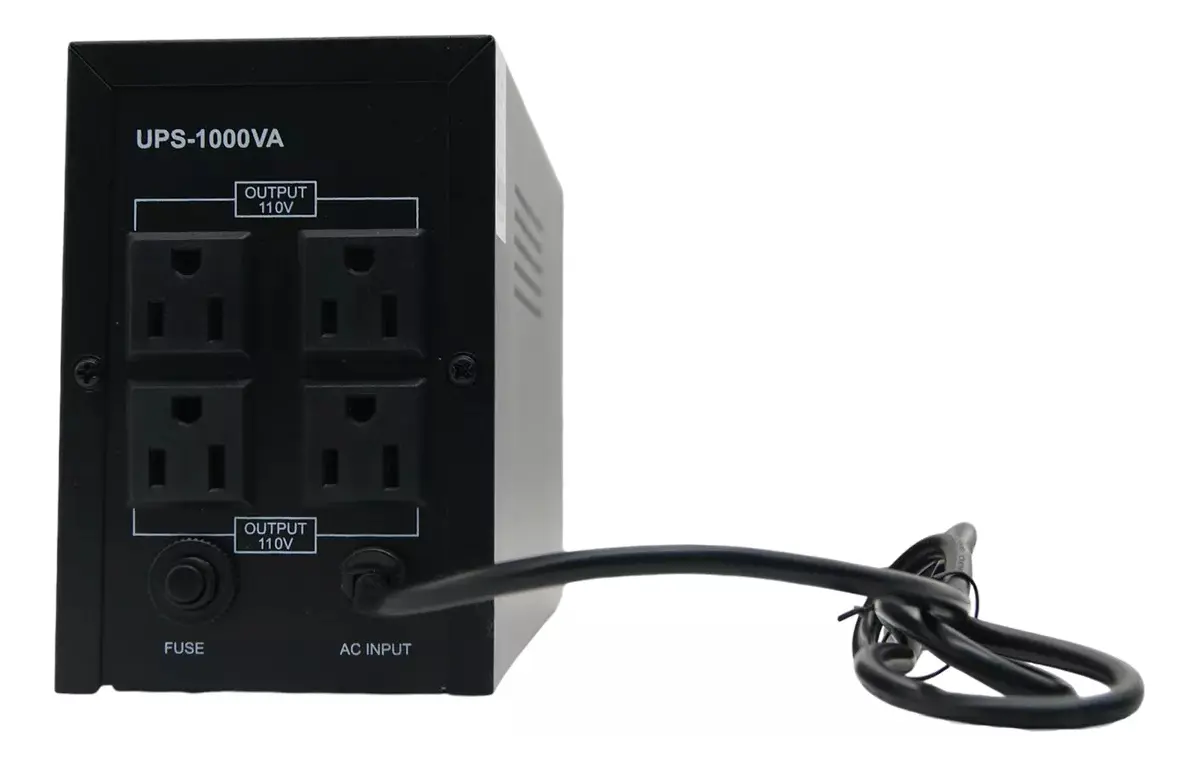 UPS 1000VA - 600 WATTS - PANTALLA INTERACTIVA - 4 TOMAS - Imagen 3