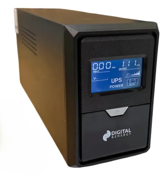 UPS 1000VA - 600 WATTS - PANTALLA INTERACTIVA - 4 TOMAS