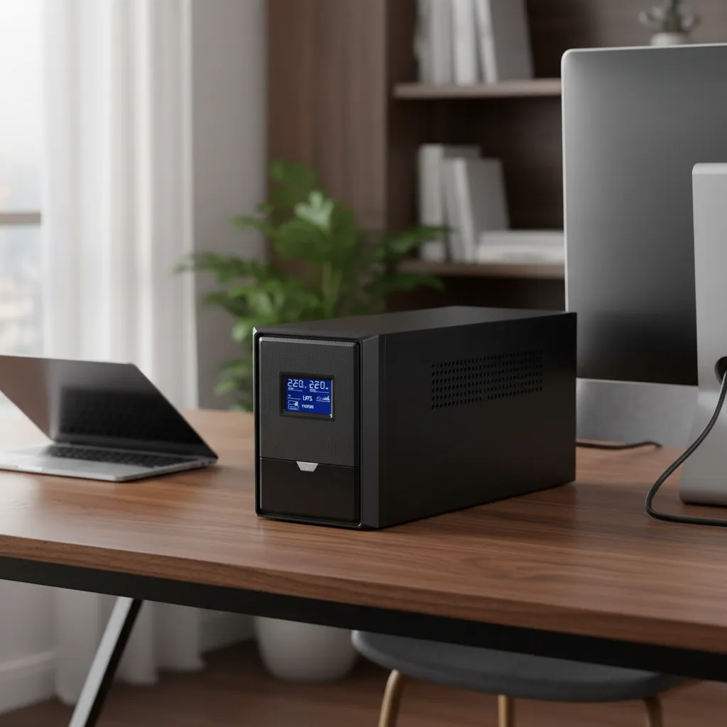 UPS 1000VA - 600 WATTS - PANTALLA INTERACTIVA - 4 TOMAS - Imagen 5