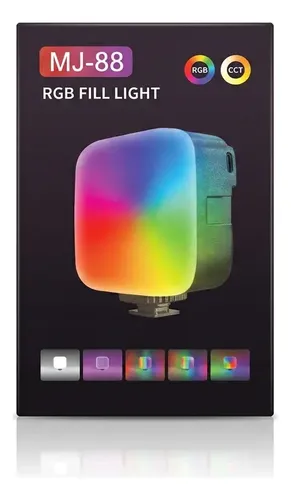 PANEL DE LUZ LED – RGB - RECARGABLE – TELEFONO – TABLET – PC – MJ - 88 - Imagen 3