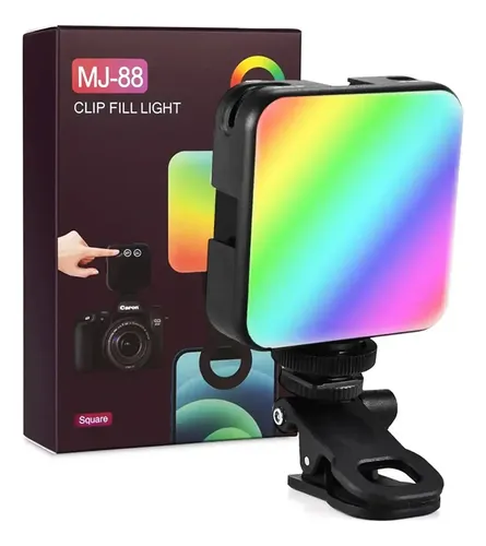 PANEL DE LUZ LED – RGB - RECARGABLE – TELEFONO – TABLET – PC – MJ - 88