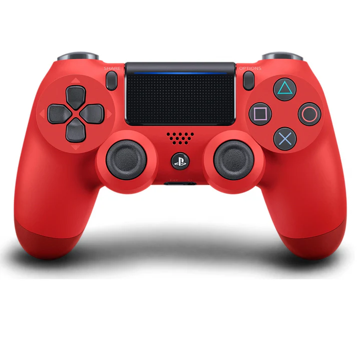CONTROL PS4 - INALAMBRICO - BLUETOOTH - TELEFONO - PC - ROJO