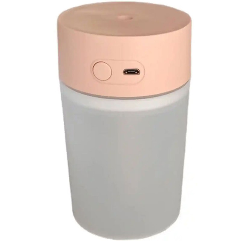 HUMIFICADOR 260ML - LUCES LED - ROSADO - ESENCIA DE OBSEQUIO - Imagen 2