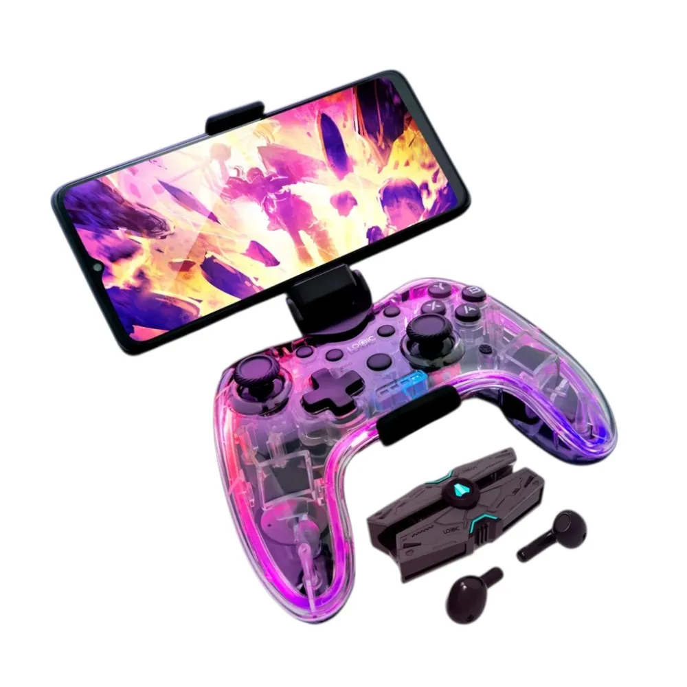 CONTROL GAMER LOGIC GC2 - STEAM - SWITCH - PS3 - PS4 - PC - APPLE - ANDROID - INALAMBRICO - ORIGINAL - BLUETOOTH - Imagen 2