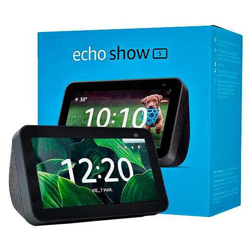 ALEXA ECHO SHOW 5 - CORNETA INTELIGENTE - NEGRA- BLUETOOTH - MANOS LIBRES - PANTALLA - Imagen 2