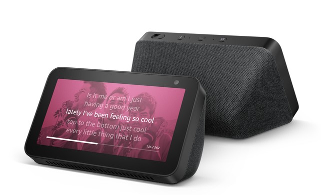 ALEXA ECHO SHOW 5 - CORNETA INTELIGENTE - NEGRA- BLUETOOTH - MANOS LIBRES - PANTALLA - Imagen 3