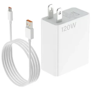 CARGADOR XIAOMI - 120 WATTS - CABLE USB A TIPO C