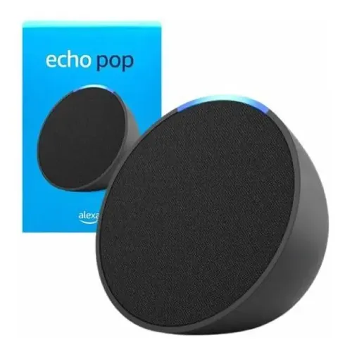 ALEXA ECHO POP - CORNETA INTELIGENTE - NEGRO - BLUETOOTH - MANOS LIBRES