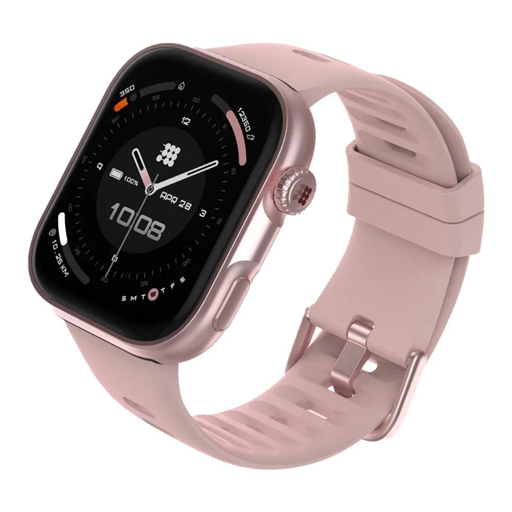SMARTWATCH CUBITT VIVA 2 - ROSADO - RESISTENTE AL AGUA 3O METROS - NOTIFICACIONES - RITMO CARDIACO - ASISTENTE DE VOZ - MONITOR DE ESTRES