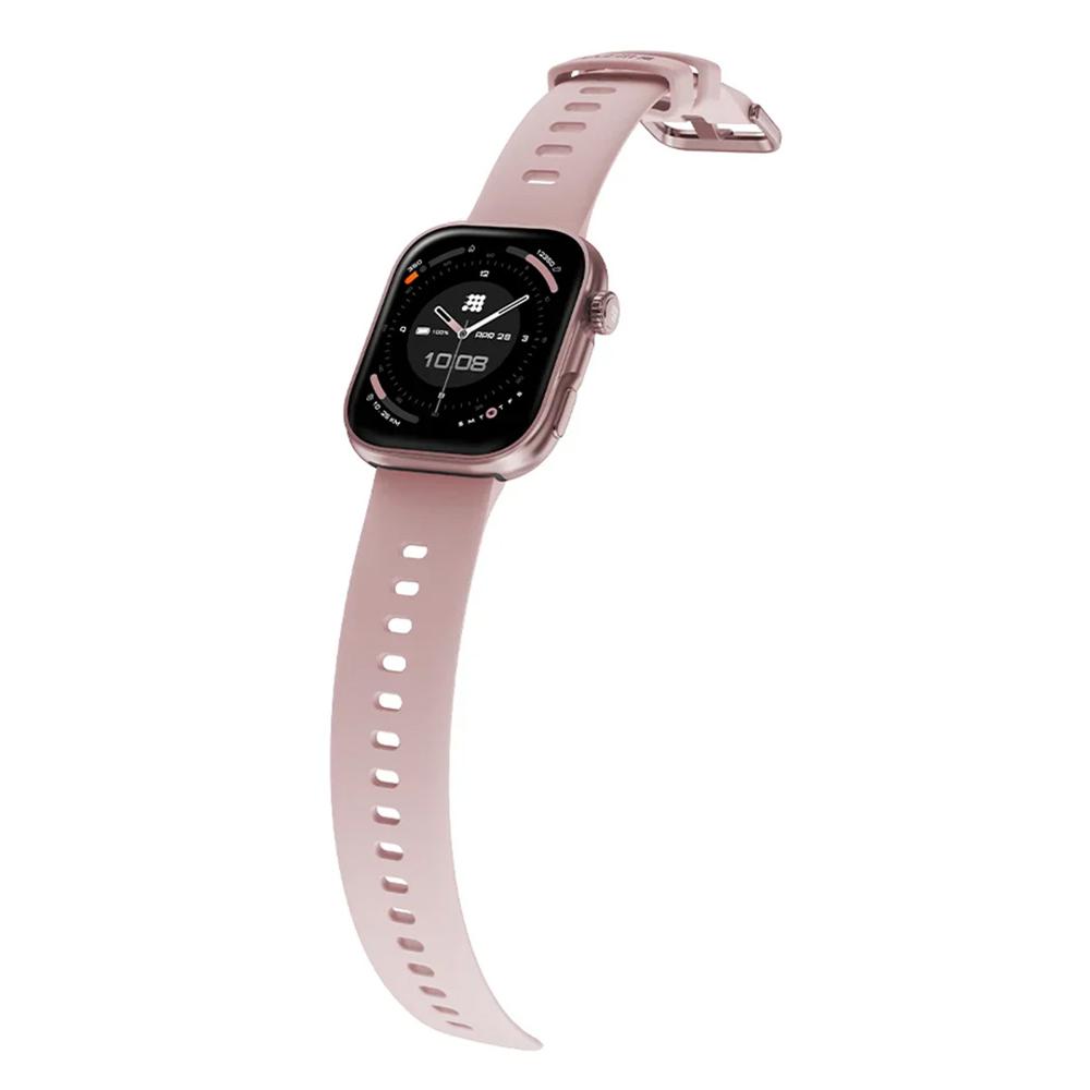 SMARTWATCH CUBITT VIVA 2 - ROSADO - RESISTENTE AL AGUA 3O METROS - NOTIFICACIONES - RITMO CARDIACO - ASISTENTE DE VOZ - MONITOR DE ESTRES - Imagen 2