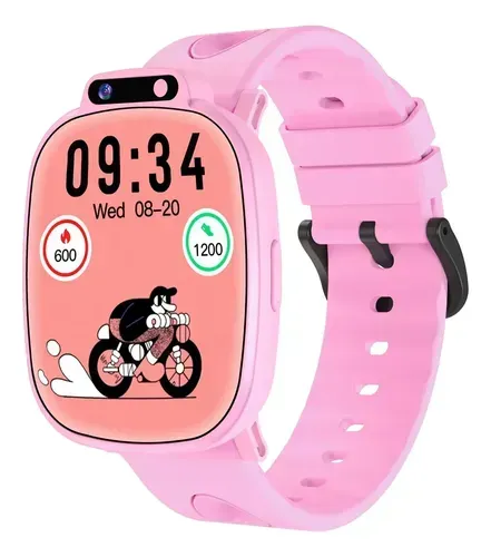 SMARTWATCH KIDS - ROSADO - CAMARA - JUEGOS - BLUETOOTH