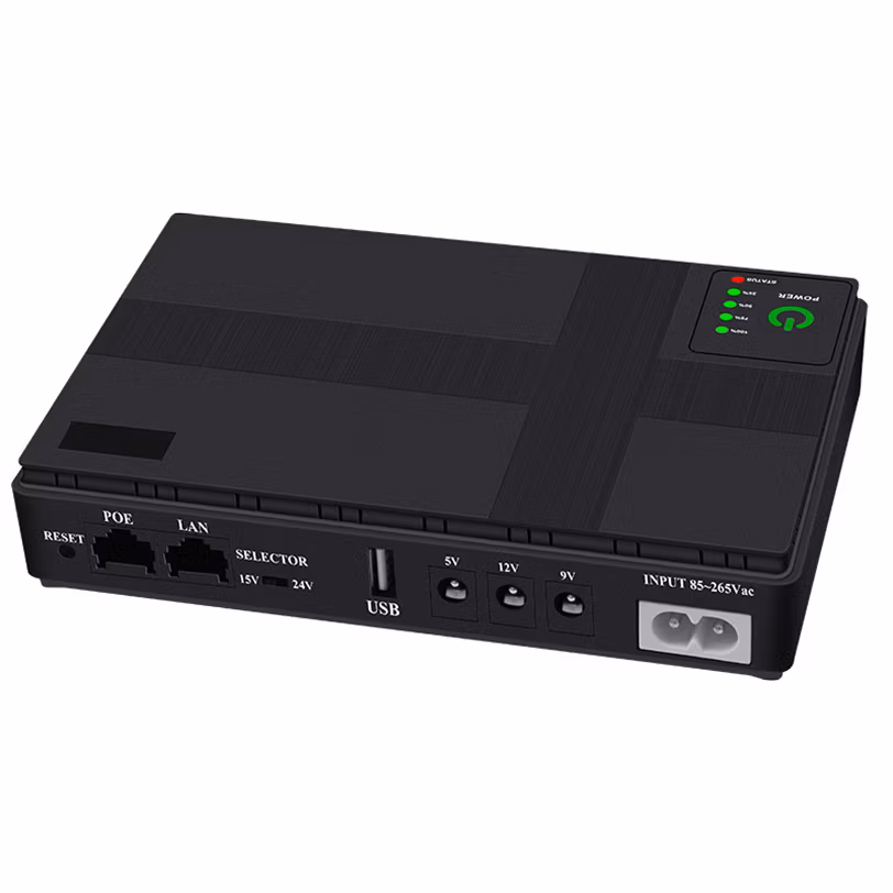 MINI UPS 12.000MAH - ROUTER - MODEM - SALIDAS 12V / 9V / 5V - DC