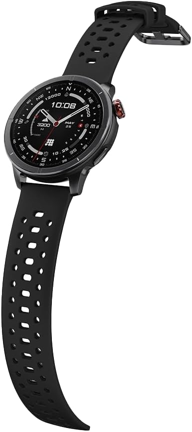 SMARTWATCH CUBITT AURA PRO 2 - NEGRO - RESISTENTE AL AGUA 3O METROS - NOTIFICACIONES - RITMO CARDIACO - ASISTENTE DE VOZ - MONITOR DE ESTRES - Imagen 3