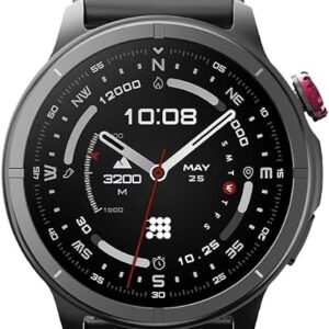 SMARTWATCH CUBITT AURA PRO 2 - NEGRO - RESISTENTE AL AGUA 3O METROS - NOTIFICACIONES - RITMO CARDIACO - ASISTENTE DE VOZ - MONITOR DE ESTRES
