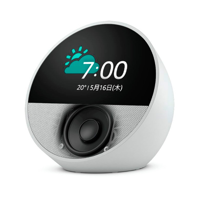 ALEXA ECHO SPOT - CORNETA INTELIGENTE - BLANCA - BLUETOOTH - MANOS LIBRES - PANTALLA INTEGRADA - Imagen 3