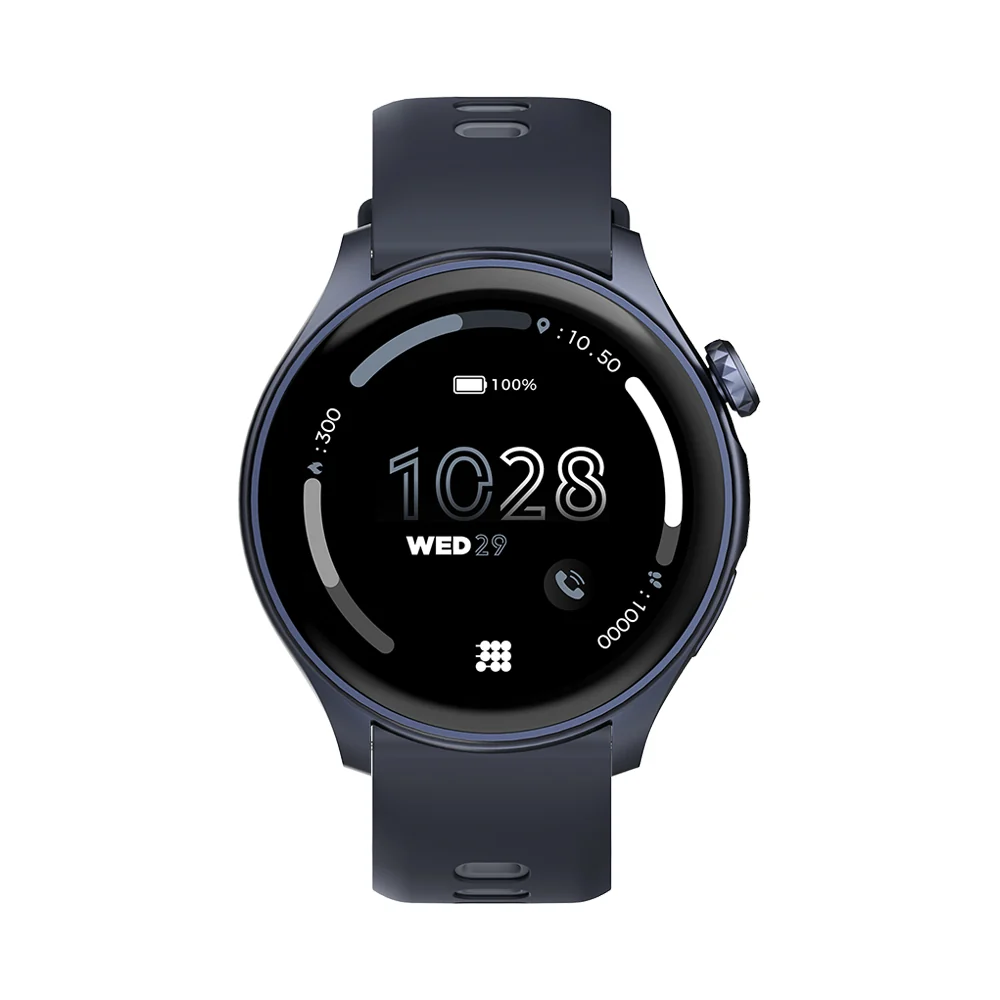 SMARTWATCH CUBITT AURA 2 - NEGRO - RESISTENTE AL AGUA 3O METROS - NOTIFICACIONES - RITMO CARDIACO - ASISTENTE DE VOZ - MONITOR DE ESTRES - Imagen 2