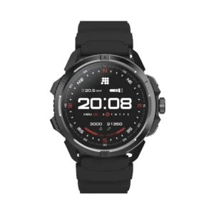 SMARTWATCH CUBITT TERRA - NEGRO - RESISTENTE AL AGUA 3O METROS - NOTIFICACIONES - RITMO CARDIACO - ASISTENTE DE VOZ - MONITOR DE ESTRES