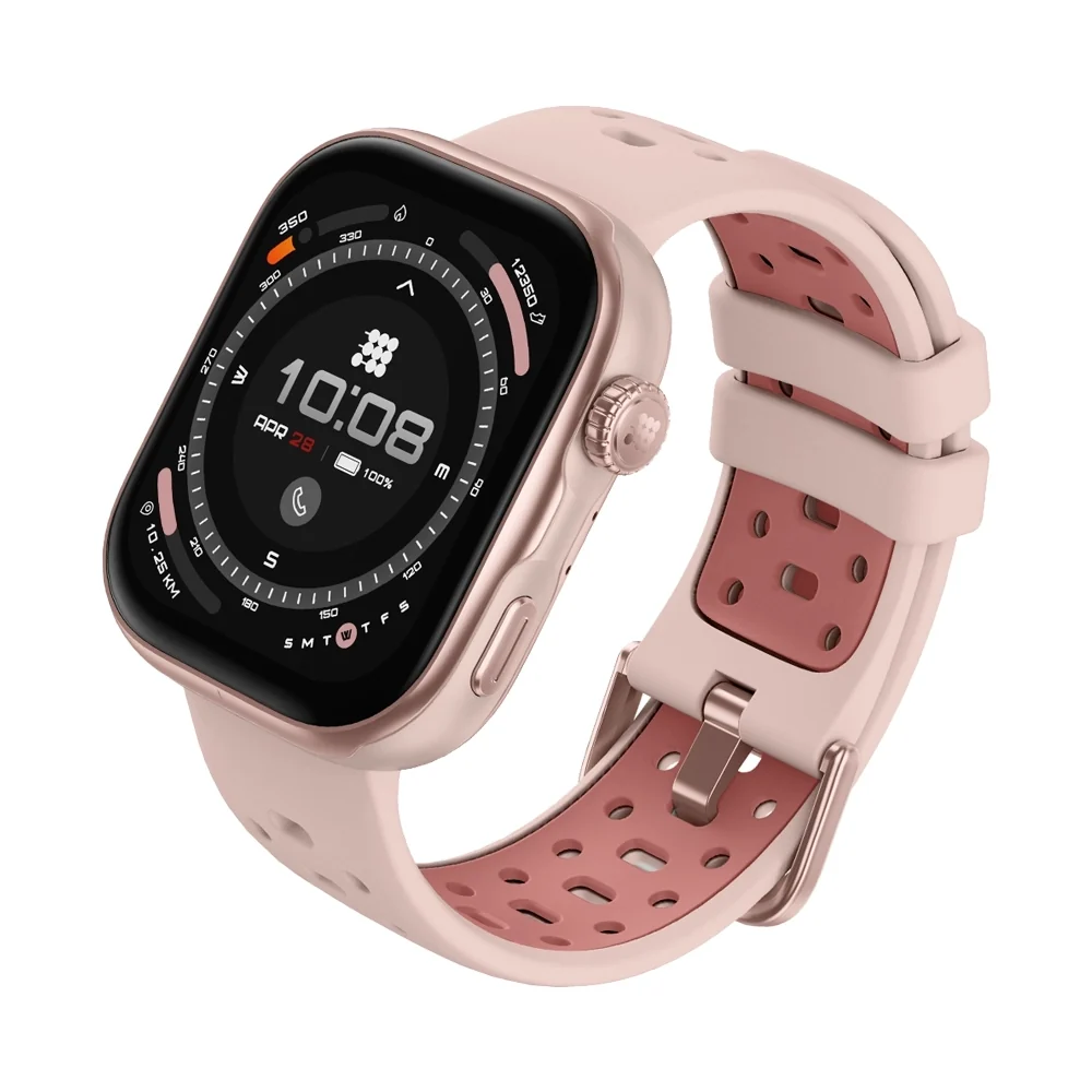 SMARTWATCH CUBITT VIVA PRO 2 - ROSADO - RESISTENTE AL AGUA 3O METROS - NOTIFICACIONES - RITMO CARDIACO - ASISTENTE DE VOZ - MONITOR DE ESTRES - Imagen 3