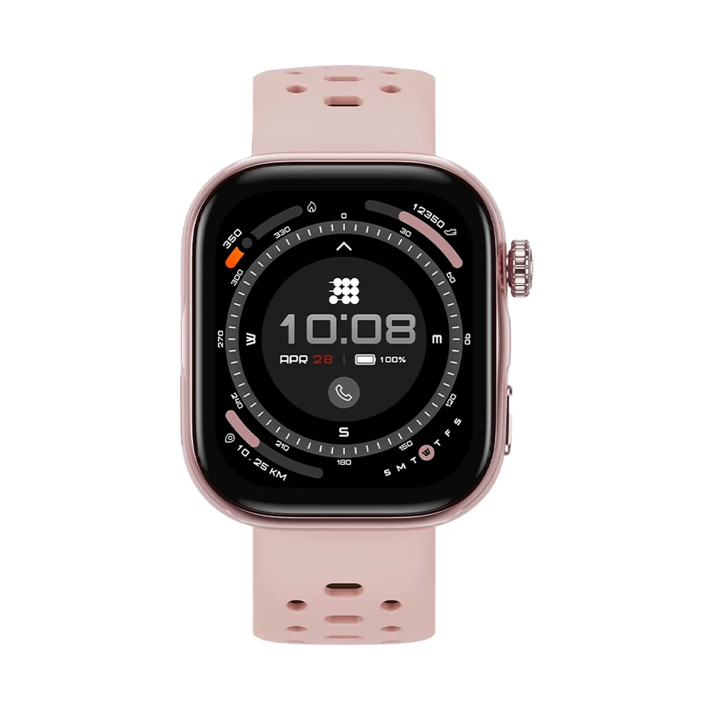 SMARTWATCH CUBITT VIVA PRO 2 - ROSADO - RESISTENTE AL AGUA 3O METROS - NOTIFICACIONES - RITMO CARDIACO - ASISTENTE DE VOZ - MONITOR DE ESTRES