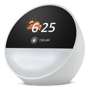 ALEXA ECHO SPOT - CORNETA INTELIGENTE - BLANCA - BLUETOOTH - MANOS LIBRES - PANTALLA INTEGRADA